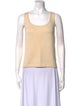 St. John Wool Scoop Neck Top