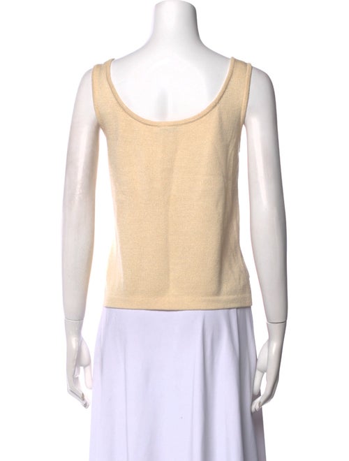 St. John Wool Scoop Neck Top