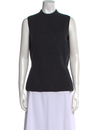 St. John Cashmere Mock Neck Sweater