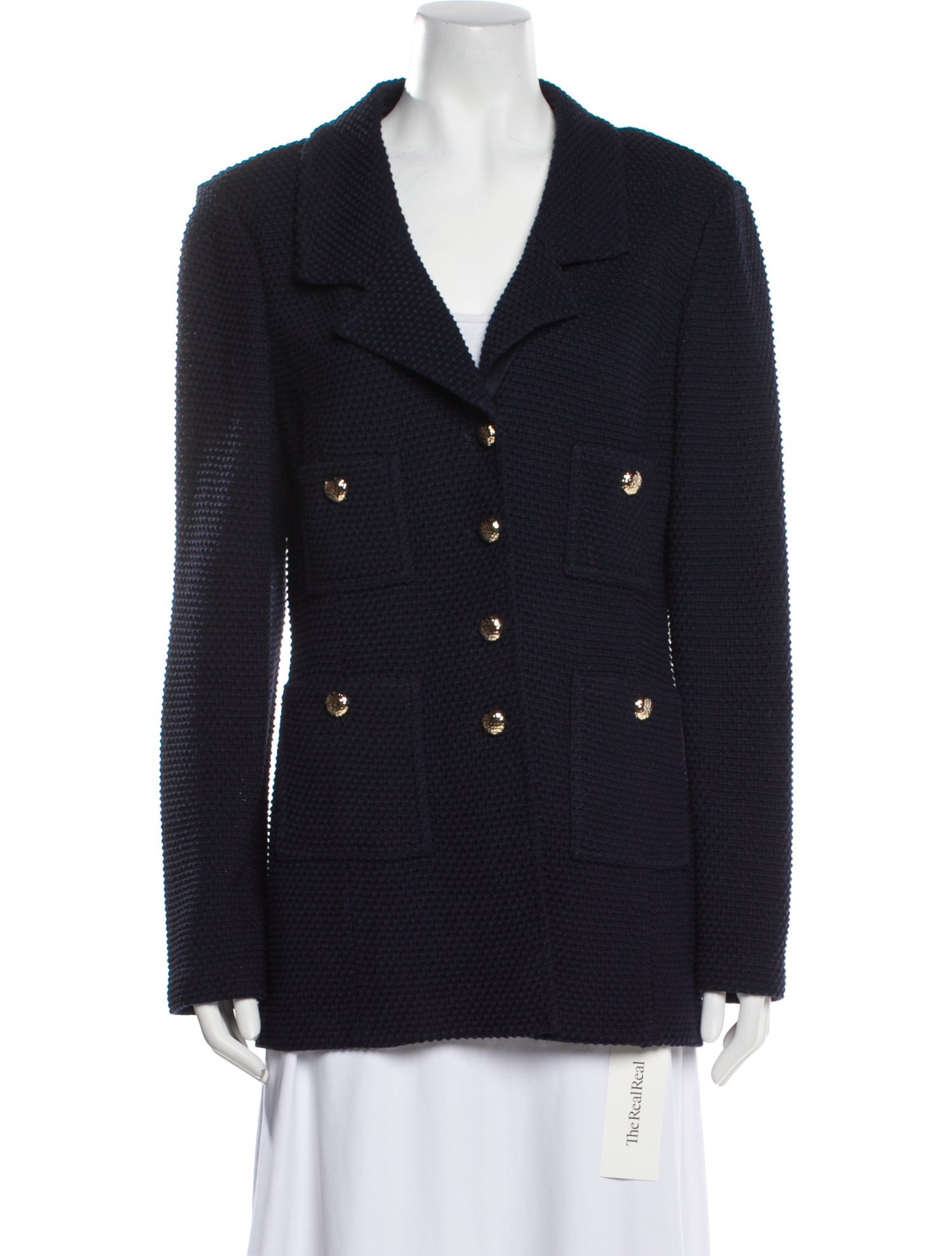 St. John Tweed Pattern Blazer