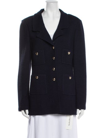 St. John Tweed Pattern Blazer