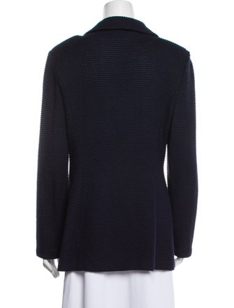 St. John Tweed Pattern Blazer