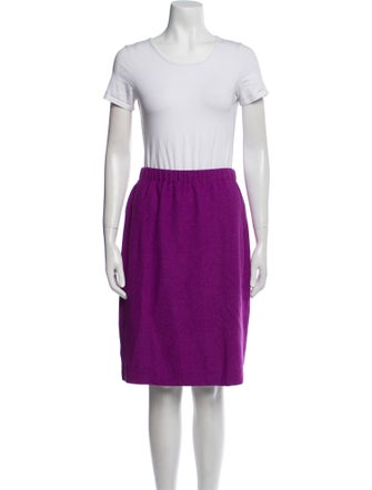 St. John Ruffle Embellishment Skirt Set