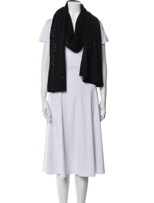 St. John Polka Dot Print Shawl