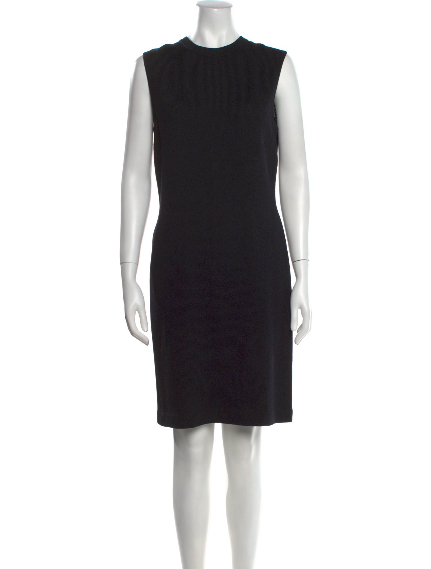 St. John Crew Neck Knee-Length Dress