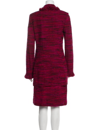 St. John Tweed Pattern Skirt Set