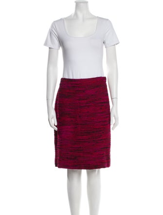 St. John Tweed Pattern Skirt Set