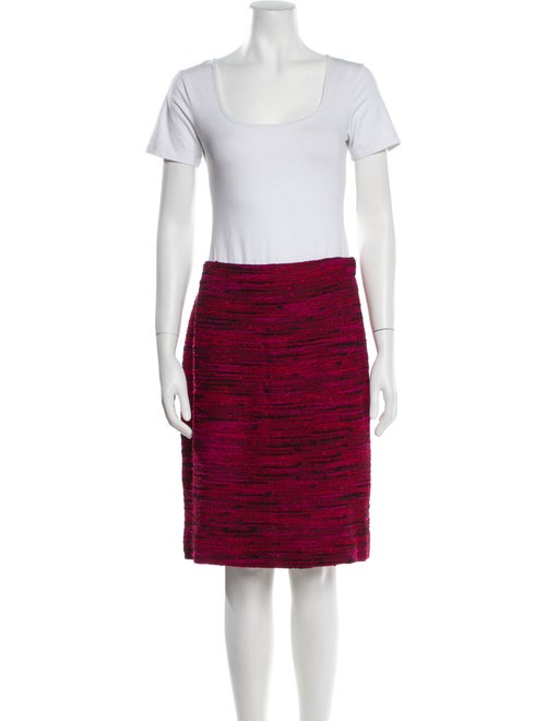 St. John Tweed Pattern Skirt Set