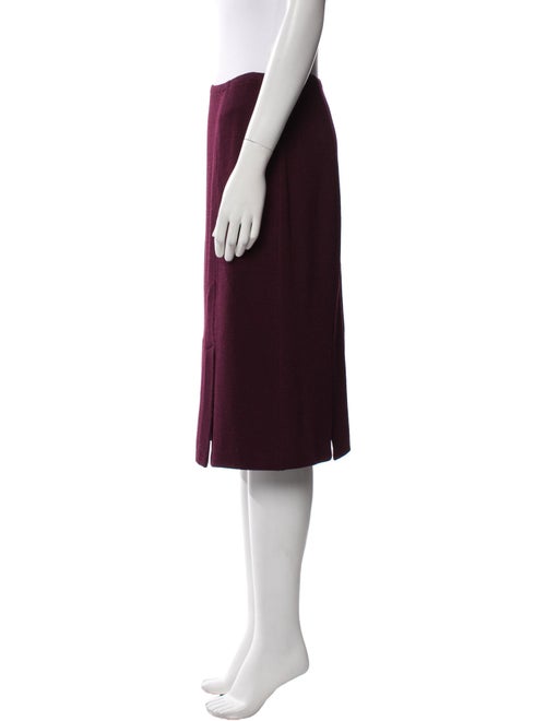 St. John Wool Knee-Length Skirt