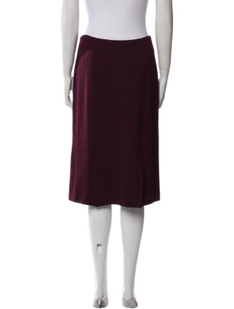 St. John Wool Knee-Length Skirt