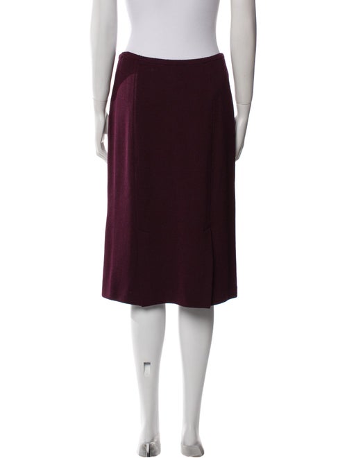 St. John Wool Knee-Length Skirt