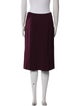 St. John Wool Knee-Length Skirt