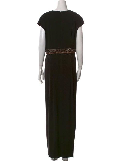St. John Cowl Neck Long Dress