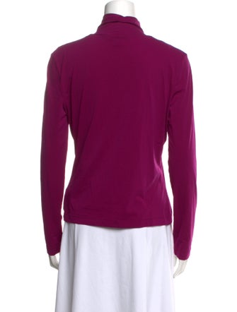 St. John Turtleneck Long Sleeve Top