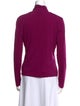 St. John Turtleneck Long Sleeve Top