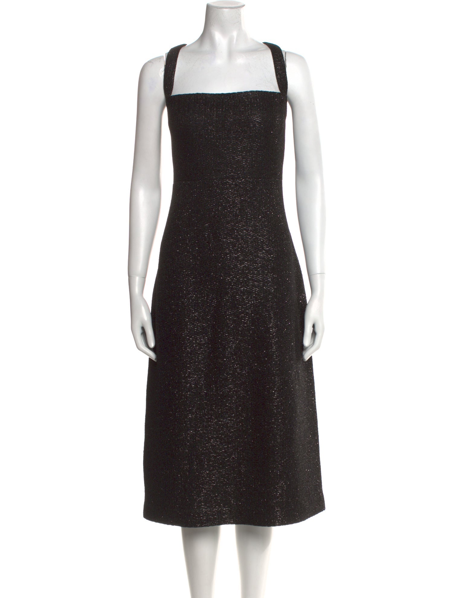 St. John Square Neckline Midi Length Dress w/ Tags