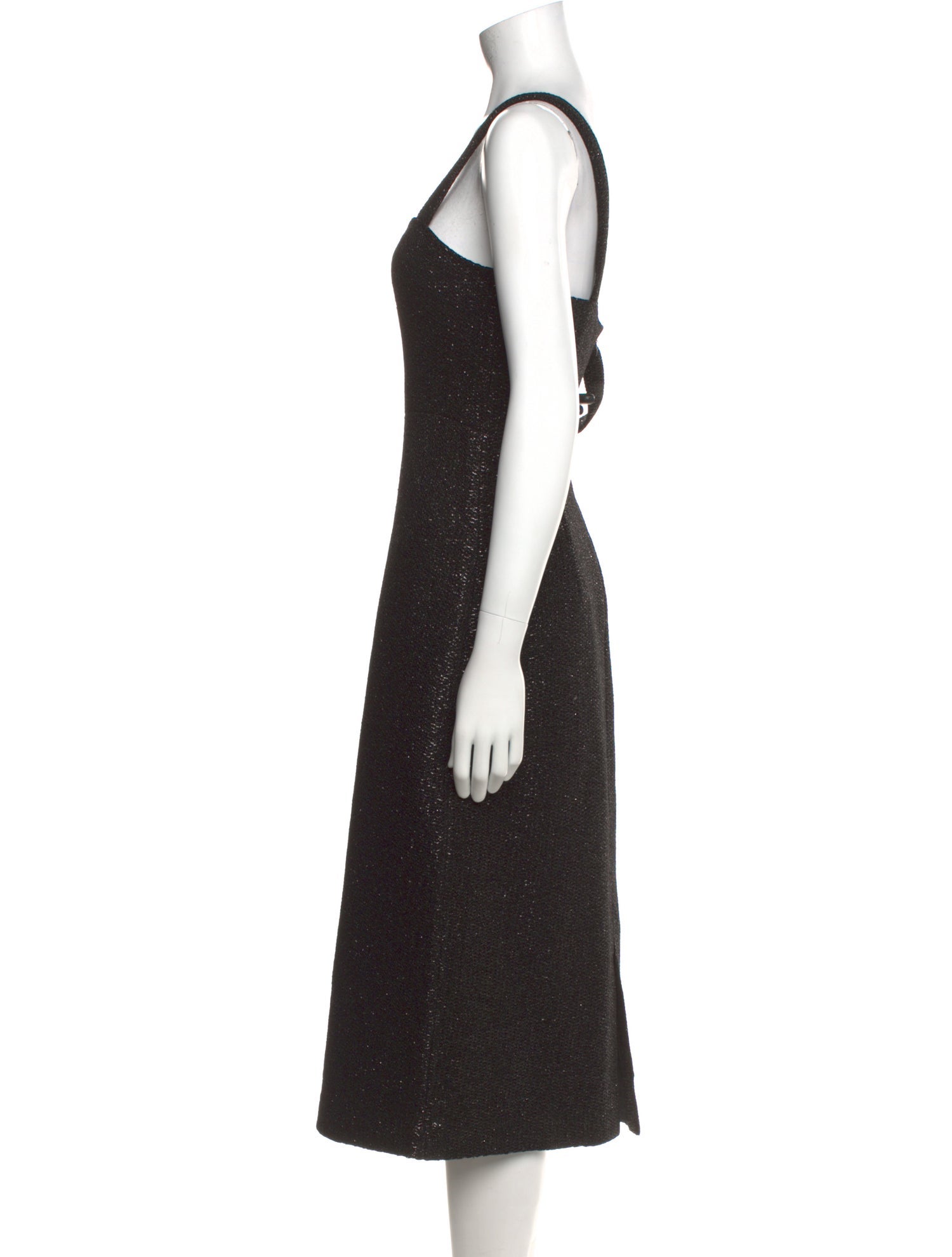 St. John Square Neckline Midi Length Dress w/ Tags