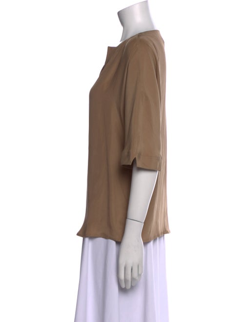 St. John V-Neck Three-Quarter Sleeve Blouse