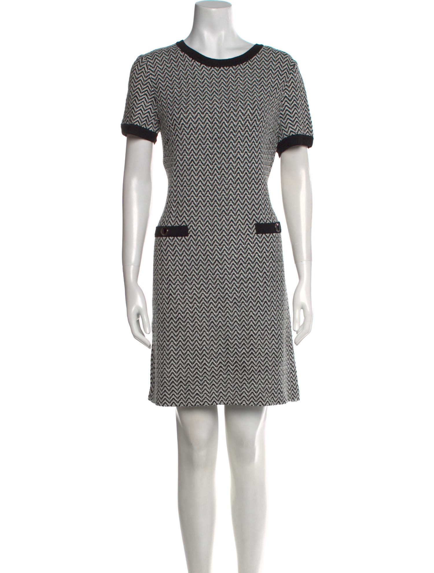 St. John Printed Mini Dress