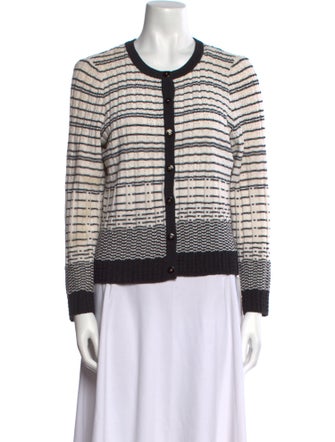 St. John Wool Striped Sweater