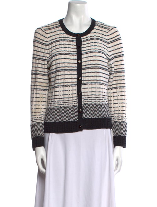 St. John Wool Striped Sweater