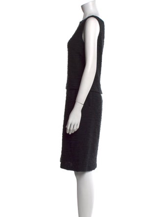 St. John Wool Knee-Length Dress