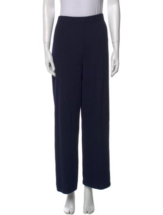 St. John Caviar Wide Leg Pants