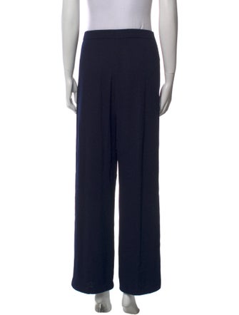 St. John Caviar Wide Leg Pants
