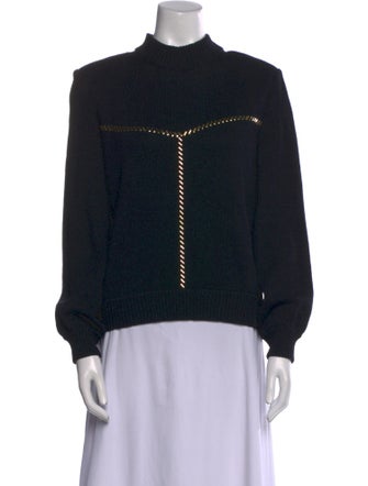 St. John Mock Neck Sweater