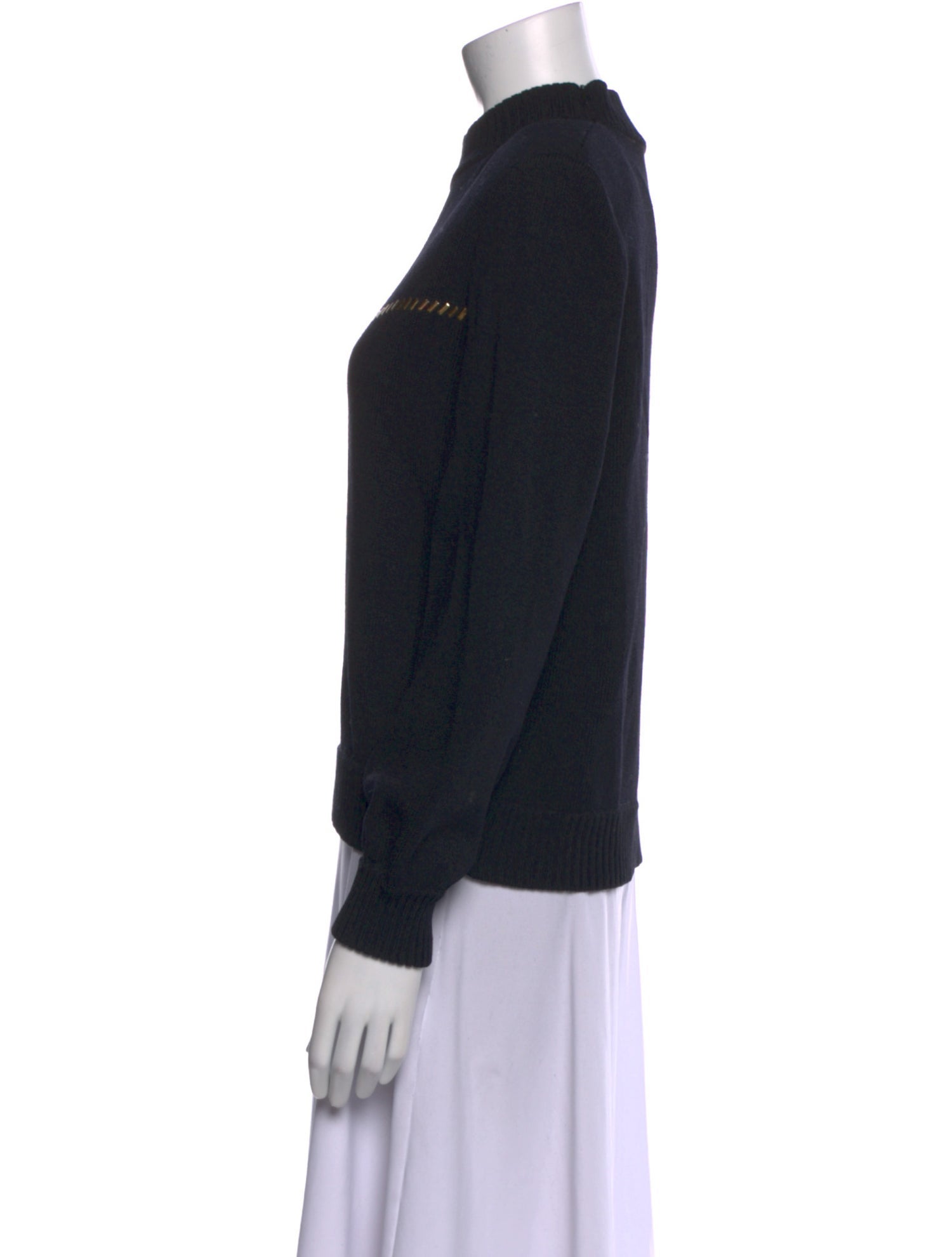 St. John Mock Neck Sweater