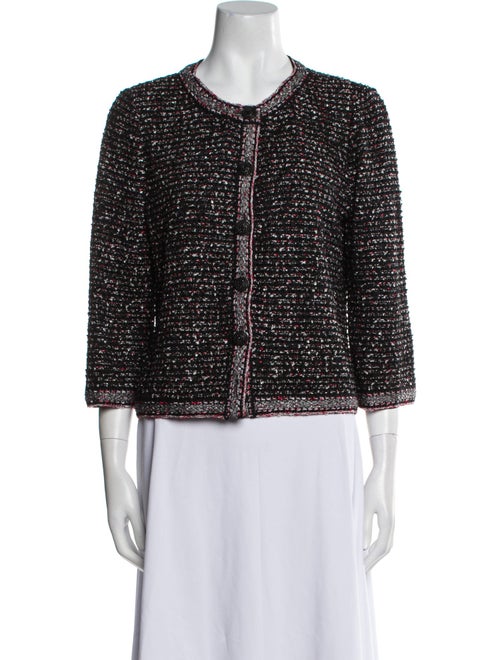 St. John Tweed Pattern Evening Jacket