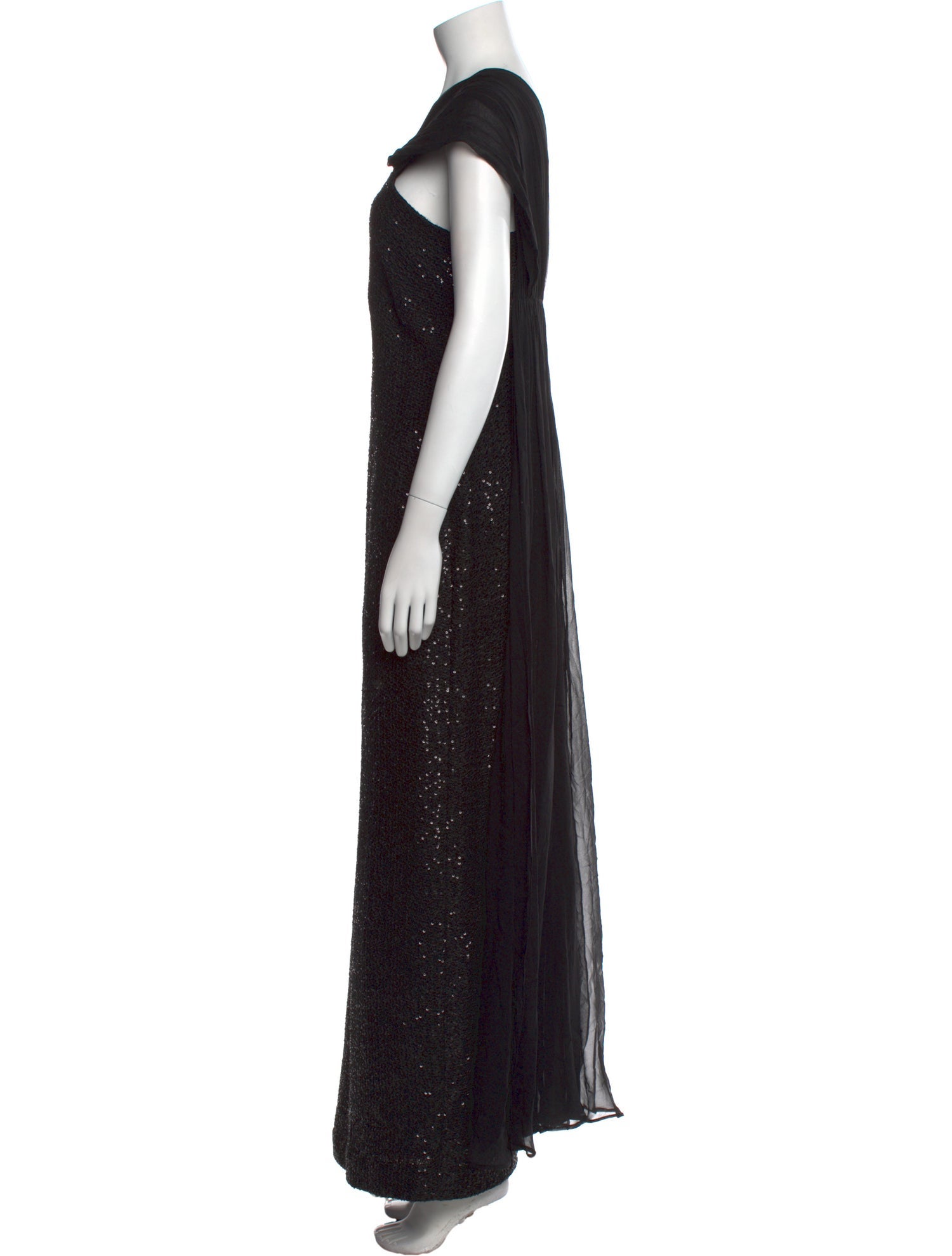 St. John V-Neck Long Dress