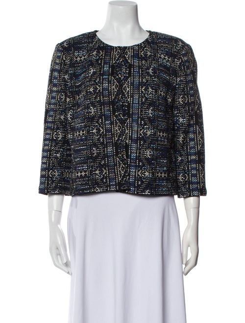 St. John Nylon Tweed Pattern Evening Jacket