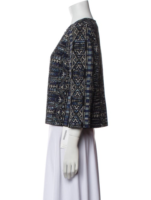 St. John Nylon Tweed Pattern Evening Jacket