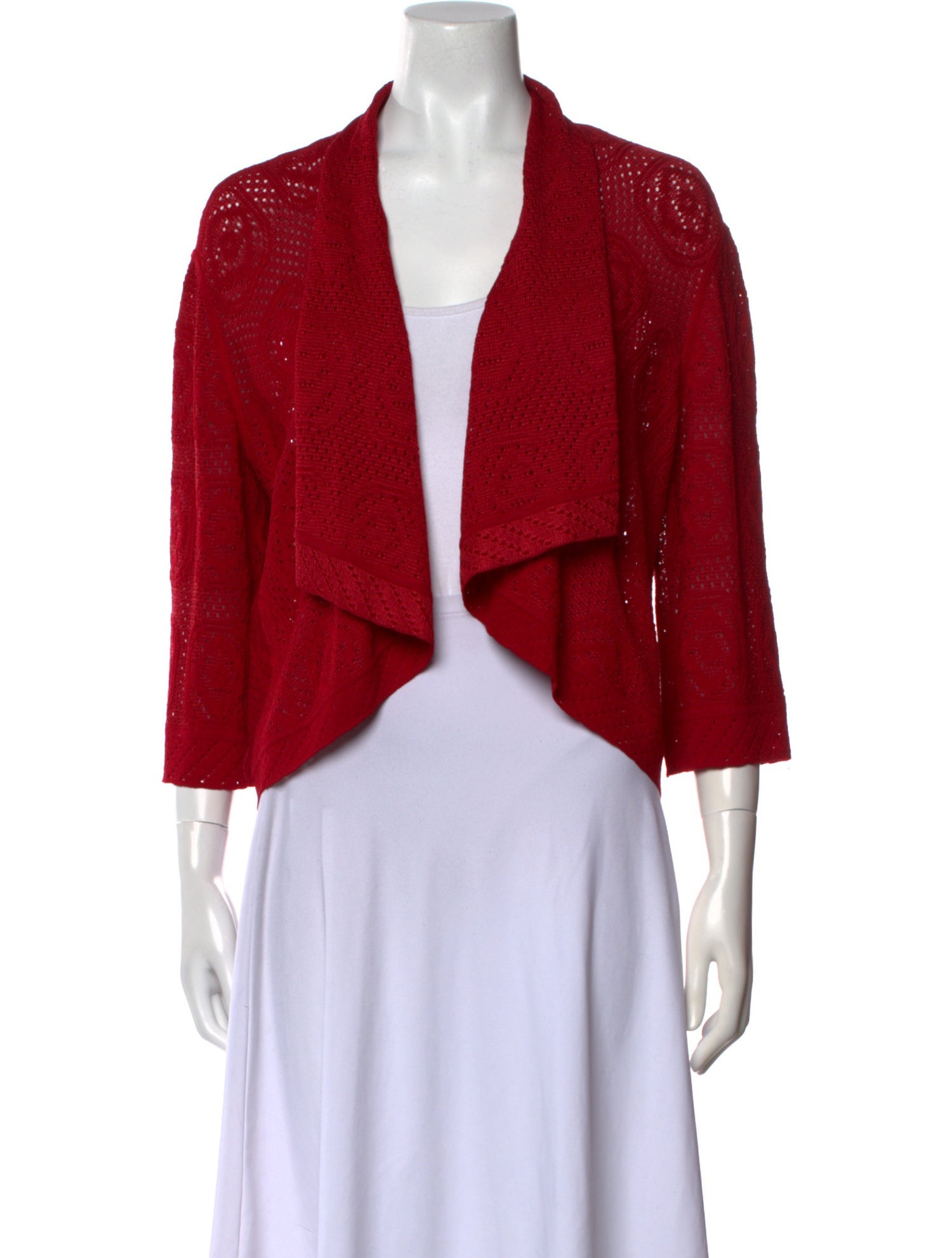 St. John Open Front Sweater