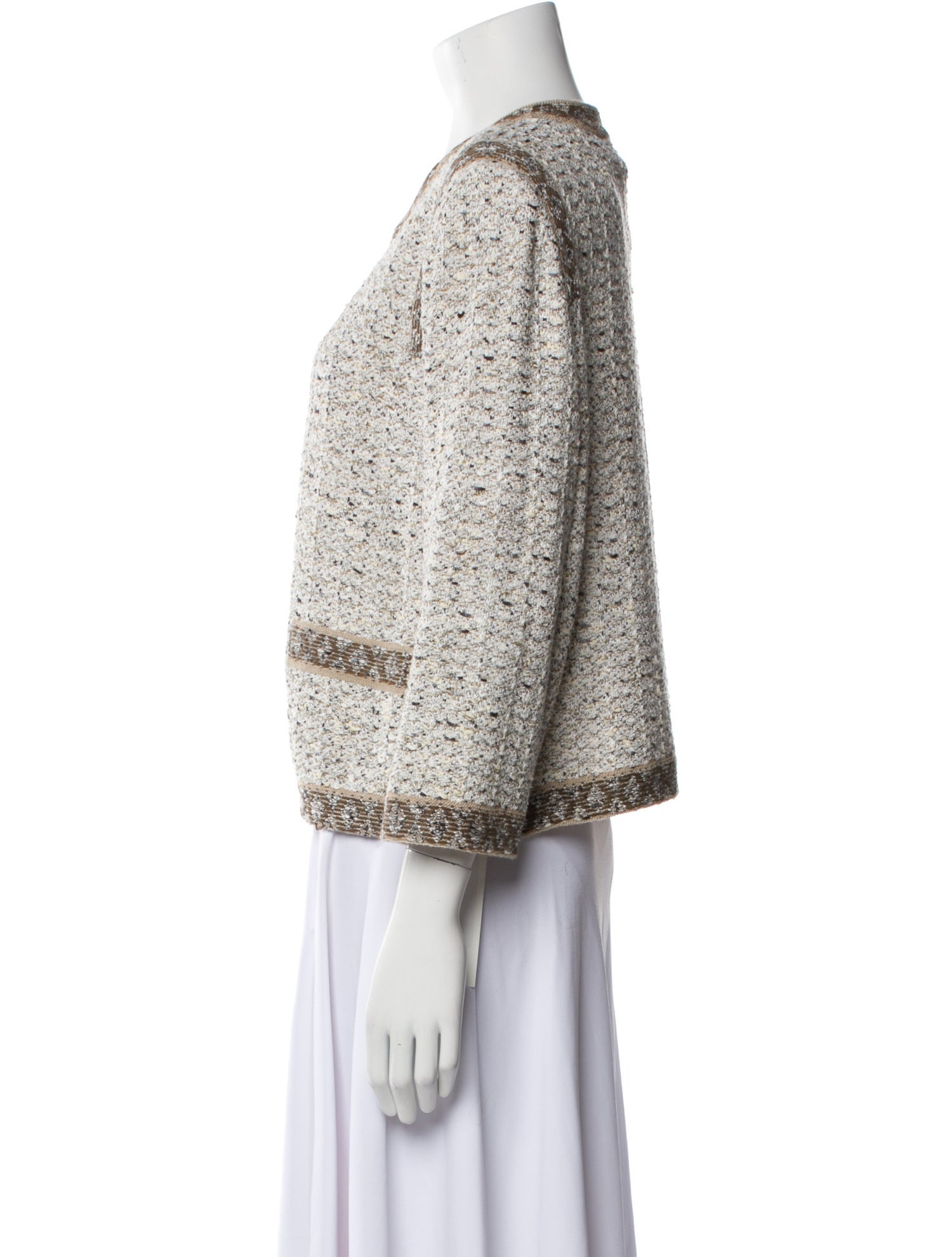 St. John Tweed Pattern Evening Jacket