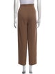 St. John Collection Wool Straight Leg Pants