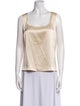 St. John Scoop Neck Sleeveless Top