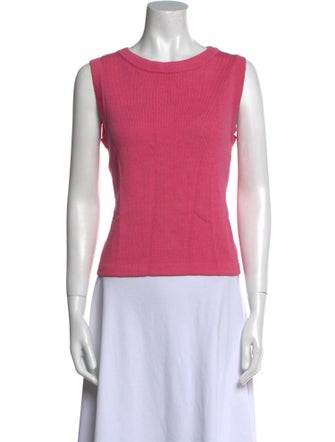 St. John Wool Scoop Neck Sweater
