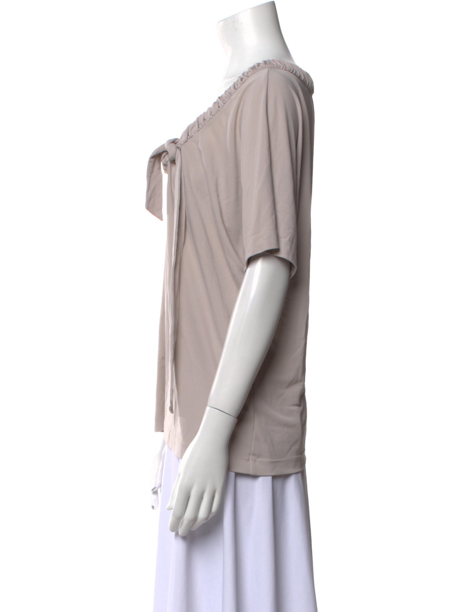 St. John Scoop Neck Short Sleeve T-Shirt