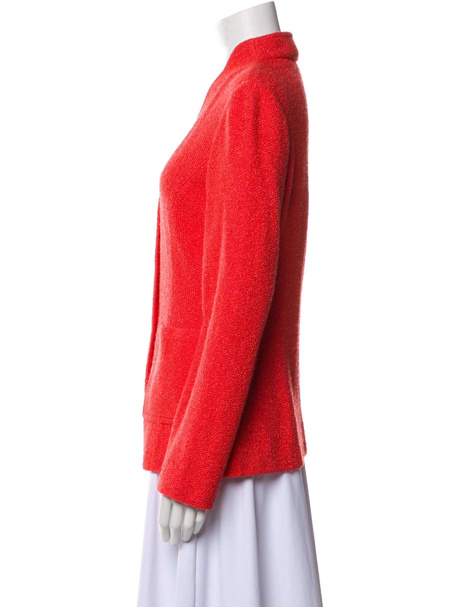 St. John Wool Tweed Pattern Blazer