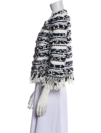 St. John Tweed Pattern Evening Jacket