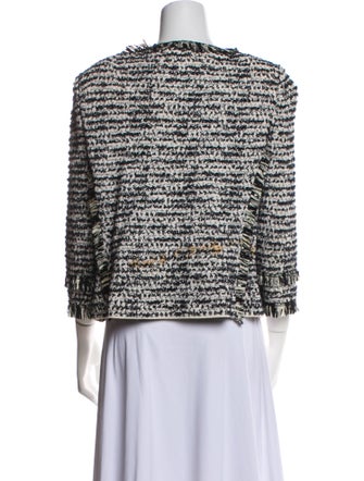 St. John Tweed Pattern Evening Jacket