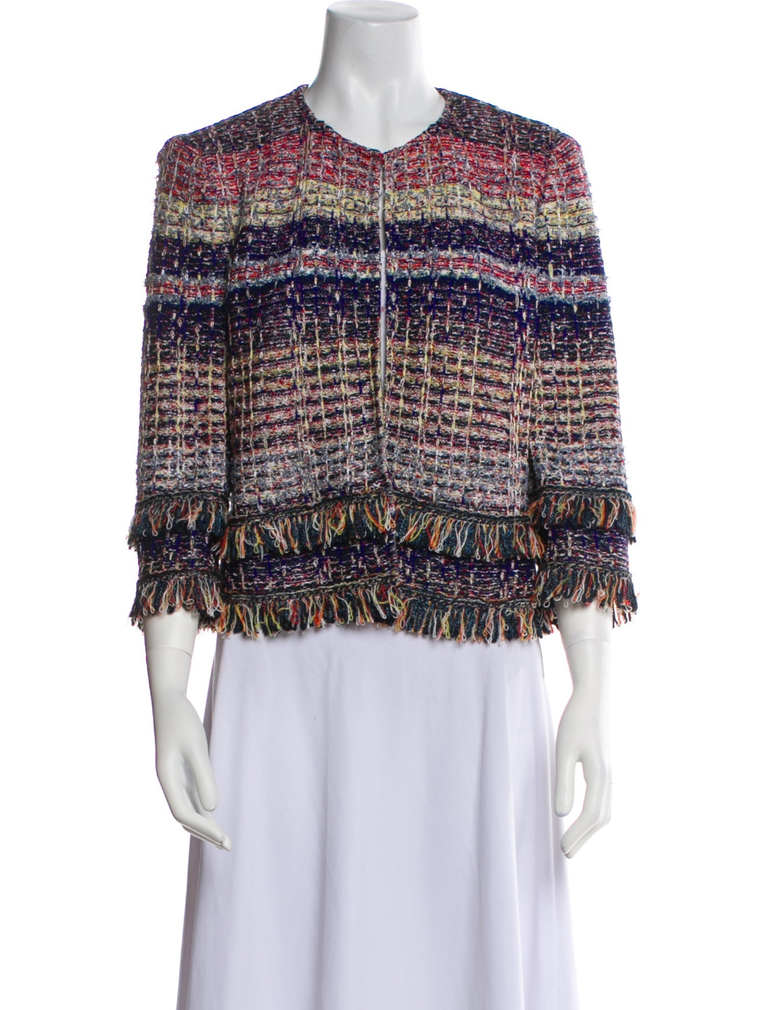 St. John Tweed Pattern Evening Jacket