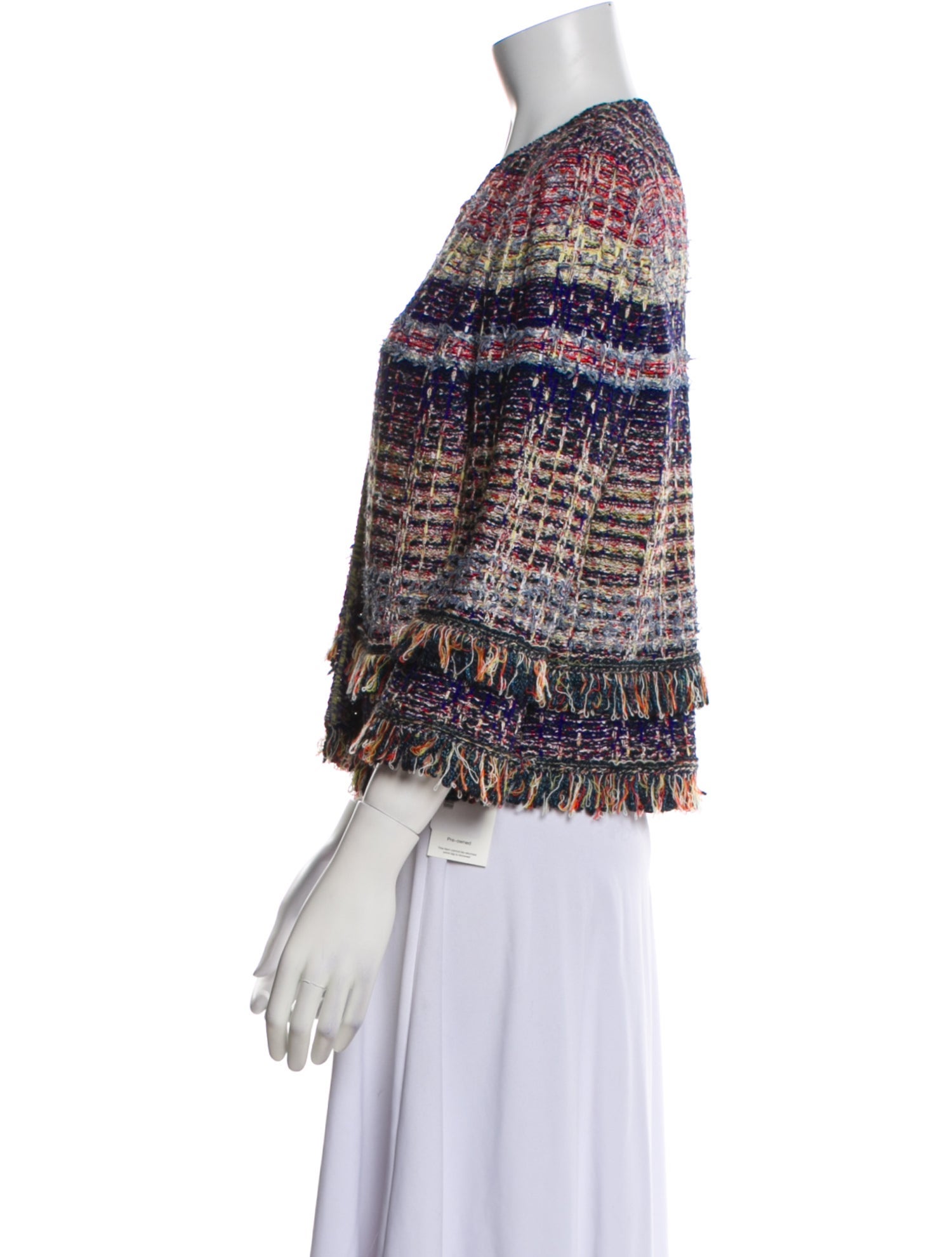 St. John Tweed Pattern Evening Jacket