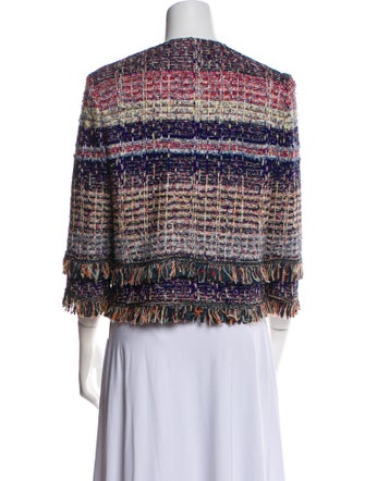 St. John Tweed Pattern Evening Jacket