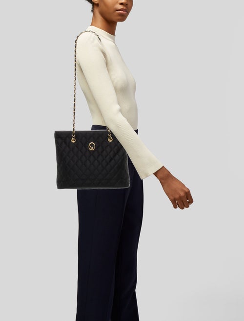 St. John Quilted Bucket Bag