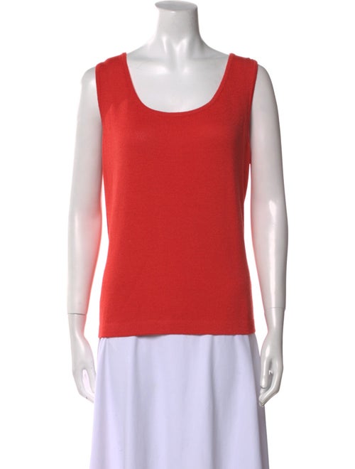 St. John Wool Scoop Neck Top