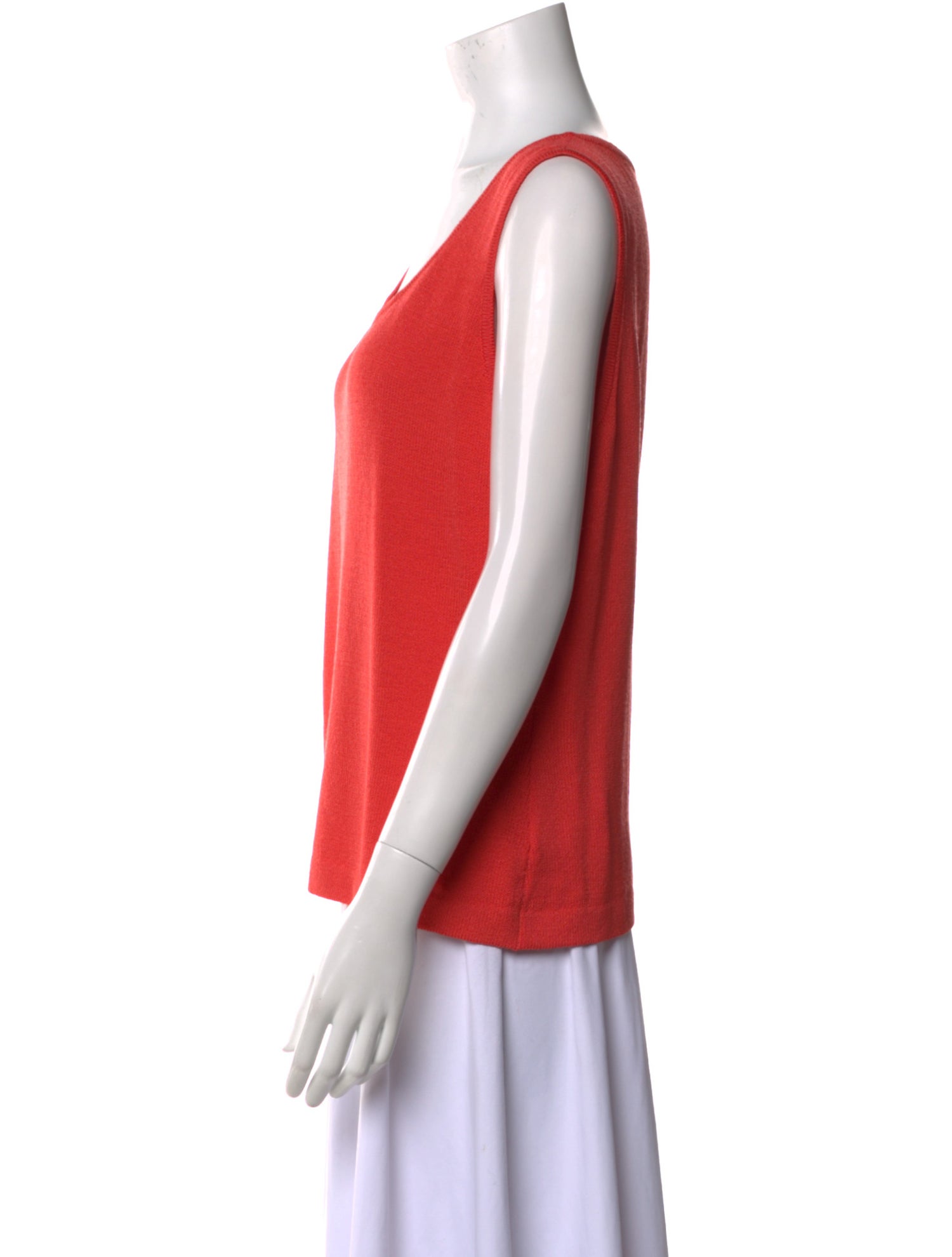 St. John Wool Scoop Neck Top