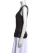 St. John Scoop Neck Sleeveless Top